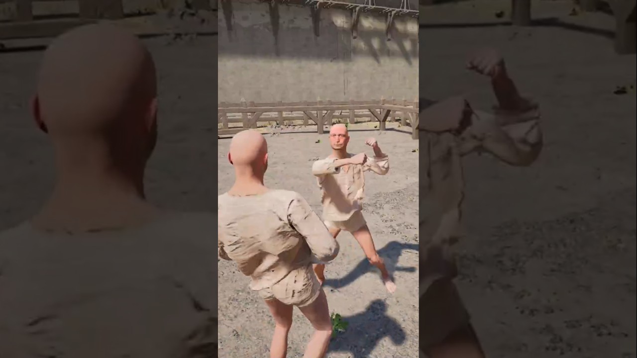 WAS TRYING TO GET AWAY 🤣 | #Shorts #HalfSword