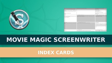 Editing and Outlining Your Screenplay With Index Cards In Movie Magic Screenwriter