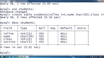 Create table in MySQL [in Hindi]