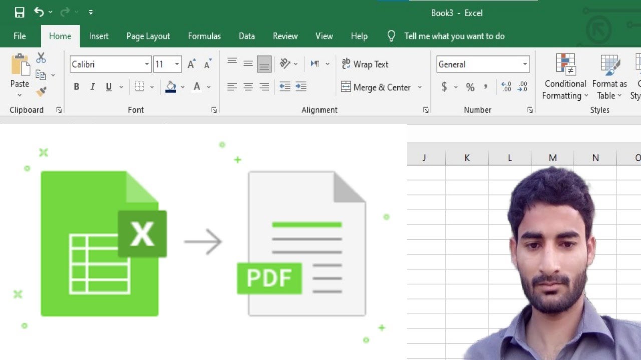 How to convert excel file into pdf | excel to pdf converter. - YouTube
