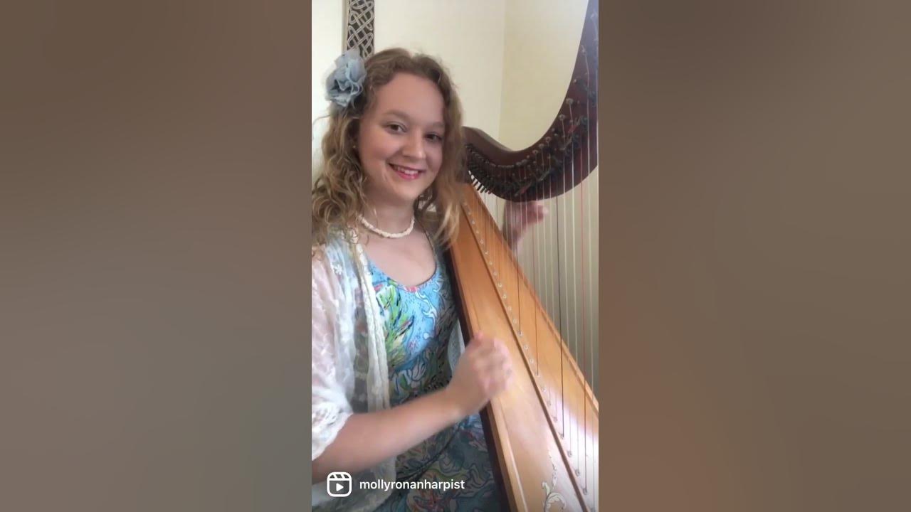 Margaritaville - Jimmy Buffett Cover (Harp Music) #margaritaville #harpmusic #shorts