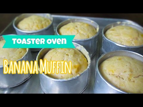 Toaster Oven Banana Muffin 