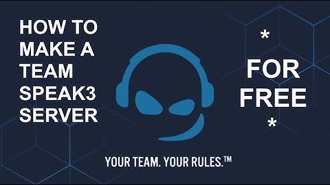 How to Make a TS3 Server FOR FREE *2021 Update*