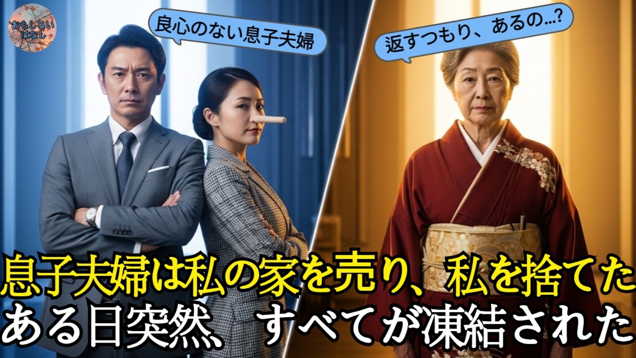 💔夫の葬儀の翌日、息子夫婦に追い出された母. その後、嫁が先に崩れ落ちた