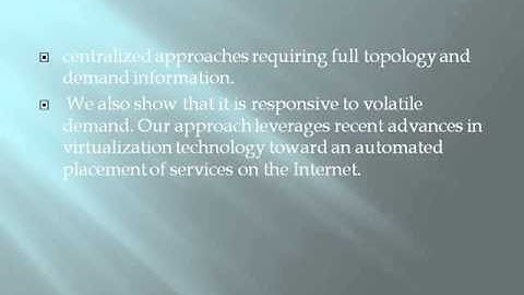 2014 IEEE NETWORKING Distributed Server Migration for Scalable Internet Service Deployment