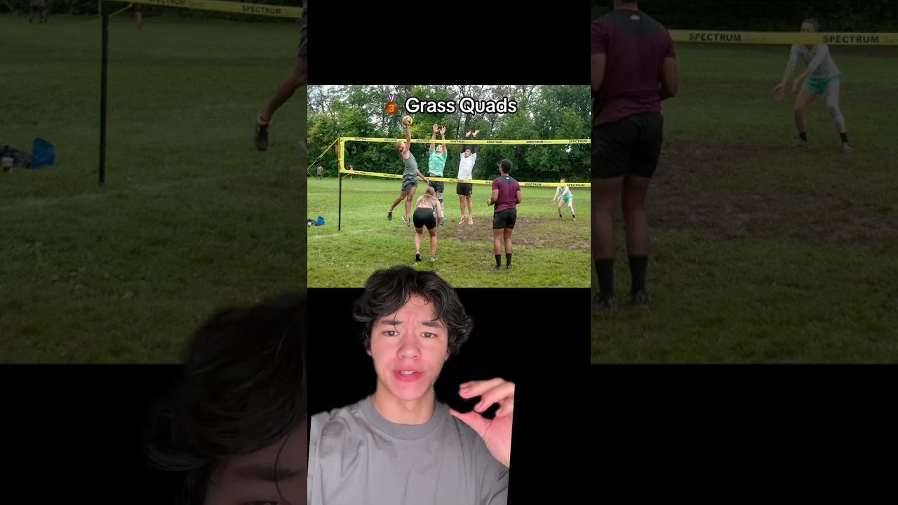 I will always love playing volleyball doubles on the grass