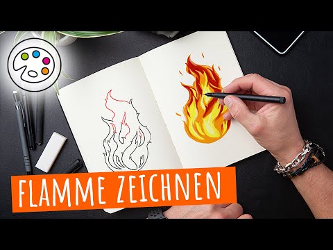 Feuer zeichnen – Lerne realistische Flammen zu malen