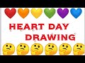 #worldheartdaydrawing /world heart day poster drawing /heart day drawing / very easy drawing.