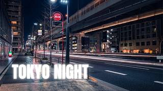 Quiet Night Walk in Tokyo | Calm and Empty Roads 🌙 (4K)