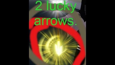 [YBA] Using 2 lucky arrows my friend gave me :)