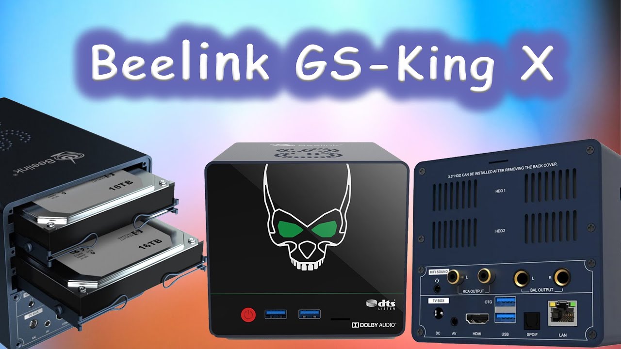 Beelink GS-King X Nas Özellikli Android Tv Box ve Hifi Cihazı İncelemesi /  TÜRKİYE'DE İLK - YouTube