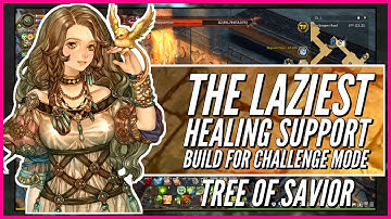 The Laziest Healing Support Build for Challenge Mode | Tree of Savior