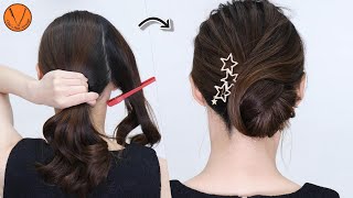 【夏ぴったりヘアー】ヘアピン少ない 工程少ない可愛いヘアアレンジ