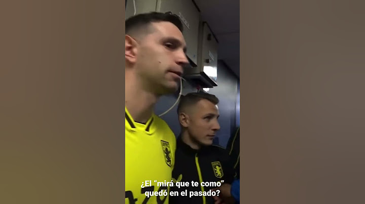 Así fue el saludo entre Yerry Mina y Dibu Martínez en la previa del Aston Villa - Everton