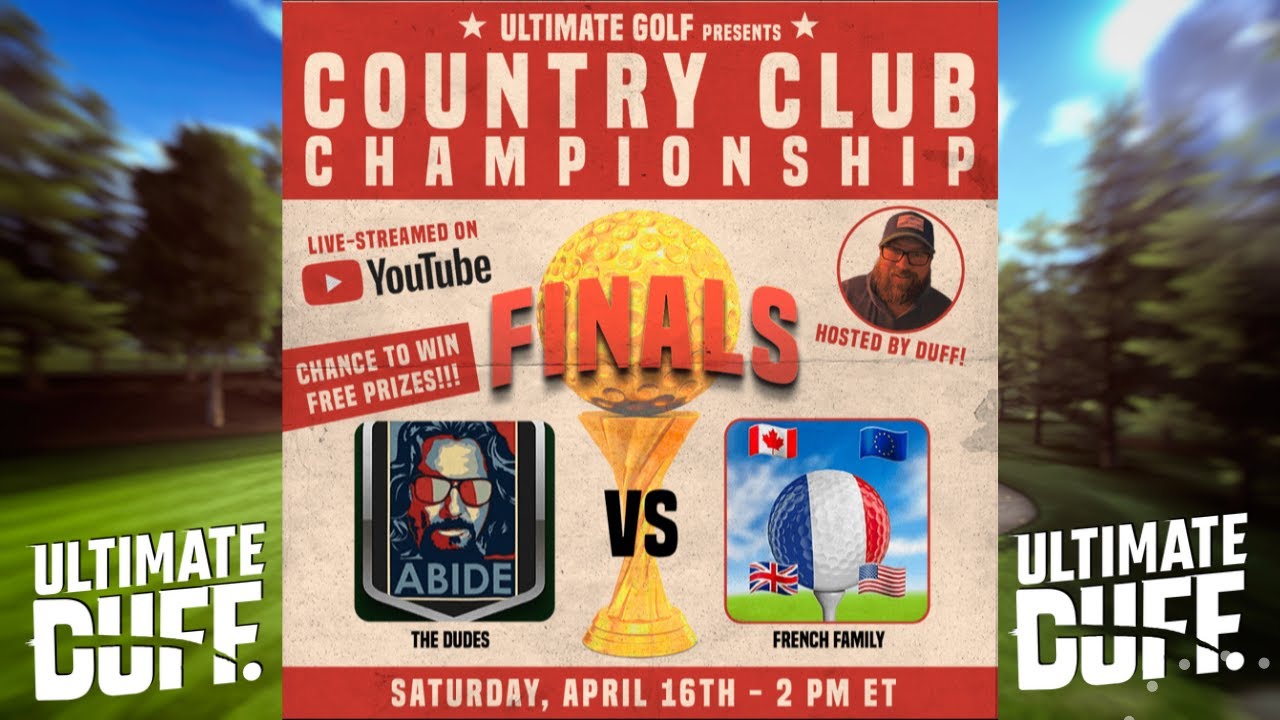 Ultimate Golf Club Championship Final! Streamed Live