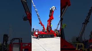 RED GIANT: The Power Of A 75-Ton Tele-Crawler Crane 🏗️
