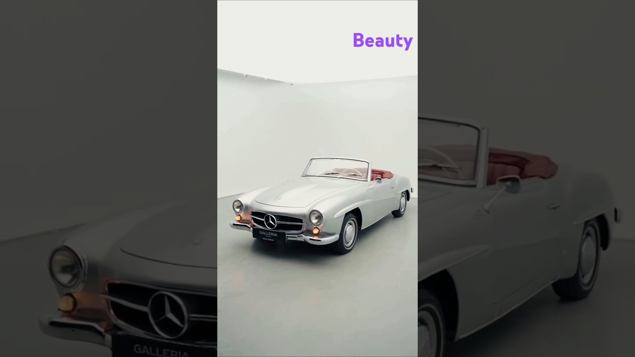 Timeless Classic: Vintage Mercedes Open-Top Beauty 🚗✨