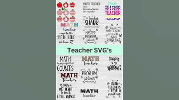 Teacher Svg Files For Cricut And Other Cutting Machines