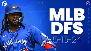MLB DFS Picks & Strategy for DraftKings & FanDuel EARLY SLATE (5/15/24)