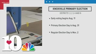 The Knoxville City Council election's voter registration ends by Monday