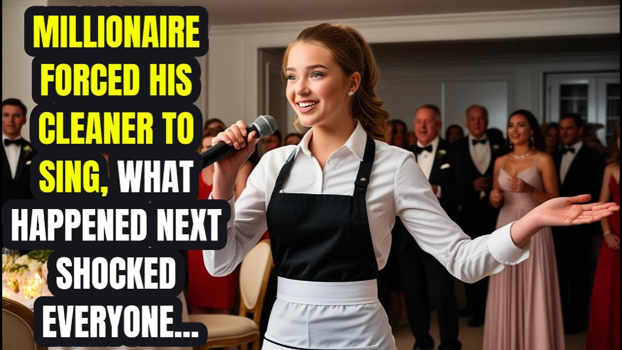 Millionaire Forced His Cleaner to Sing, What Happened Next Shocked