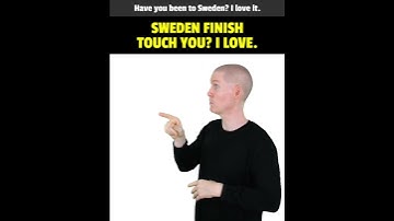 How To Sign SWEDEN FINISH TOUCH YOU? (been to) in ASL | American Sign Language | Basic ASL Signs
