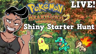 LIVE SHINY STARTER HUNT in Pokemon Heartgold!