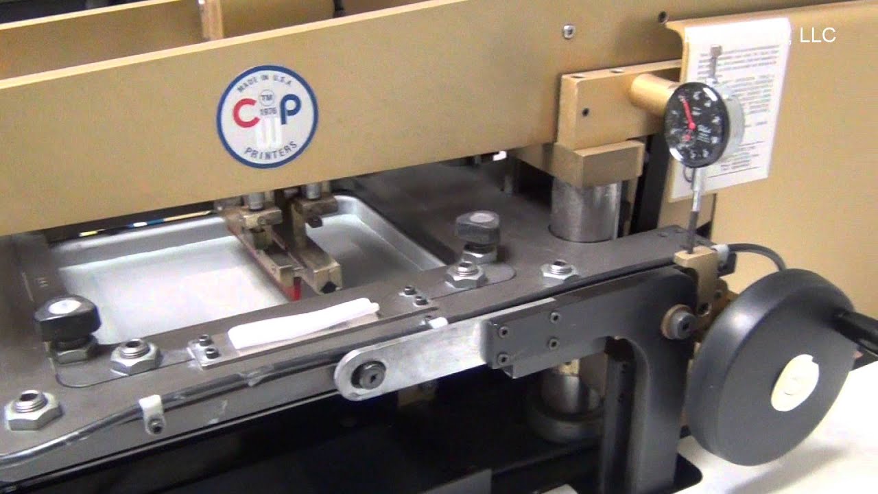 CW Price MC212 Screen Printer #59799 - YouTube