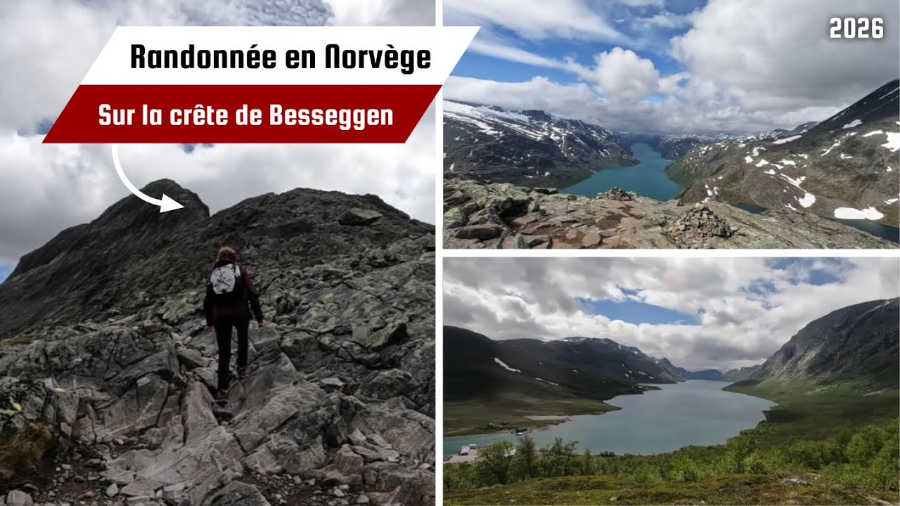 Sur la crête de Besseggen • Randonnée en Norvège
