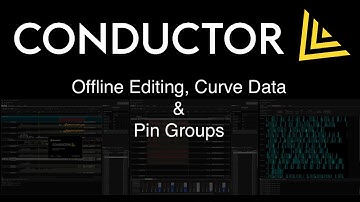 CondcutorPro 2.0 - Offiine Editing, Curve Data & Pin Groups