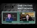 One-On-One: Matt Bowen | 3rd Annual F.M.M Symposium