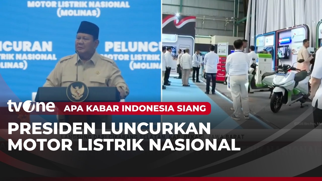 Presiden Prabowo Luncurkan Motor Listrik Nasional