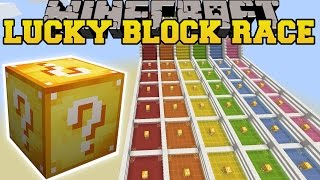 Minecraft: INSANE LUCKY BLOCK RACE - Lucky Block Mod - Modded Mini-Game