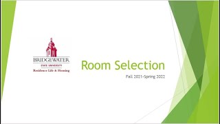 Fall 2021 Housing Room Selection Info Session 3-11-21