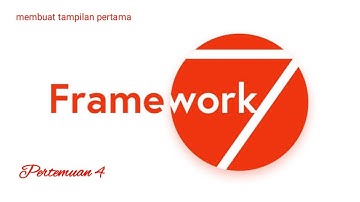 membuat tampilan pertama praktek pemrograman mobile menggunakan framework7