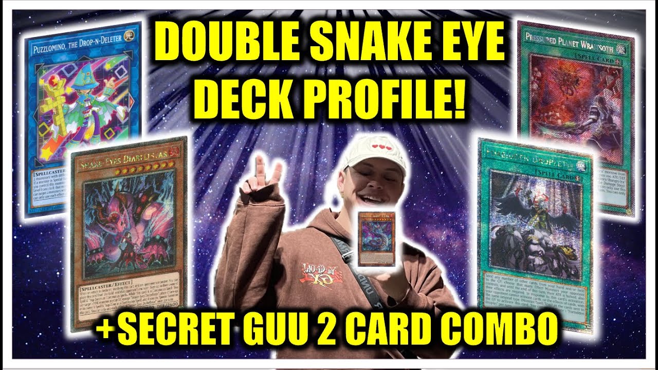 INSANE! DOUBLE SNAKE EYE DECK PROFILE + THE GUU COMBO LINE! Yu-Gi-Oh