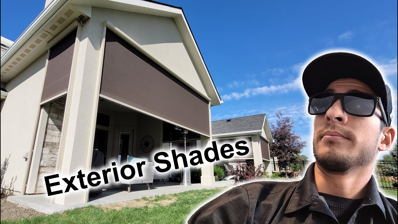 Options to shade your outdoor patio!