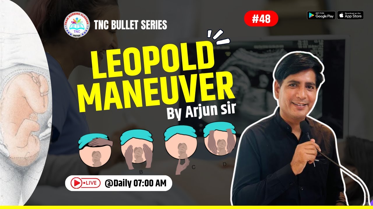Leopold maneuver  ||TNC Bullet Series #48| Most Important Topic || Daily 7.00 AM || NURSING EXAM
