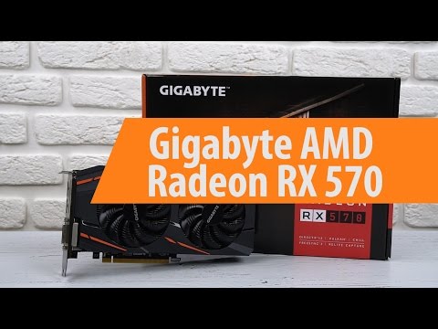 Распаковка Gigabyte AMD Radeon RX 570 / Unboxing Gigabyte AMD Radeon RX 570