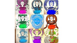 Navaratri Special Ammavari Alankaralu 2020Navaratri Special Paintingdurga Devi Special Painting