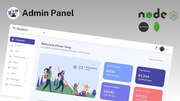 Building a Modern Admin Panel with Node.js, Express, and MongoDB