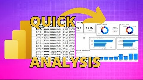 Power BI Beginner | QUICK Data Analysis in Power BI Desktop (CSV source file included)
