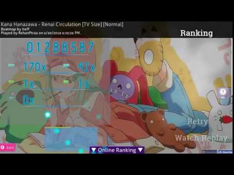 osu! | Renai Circulation (TV Size.) | 99.61% (Normal)