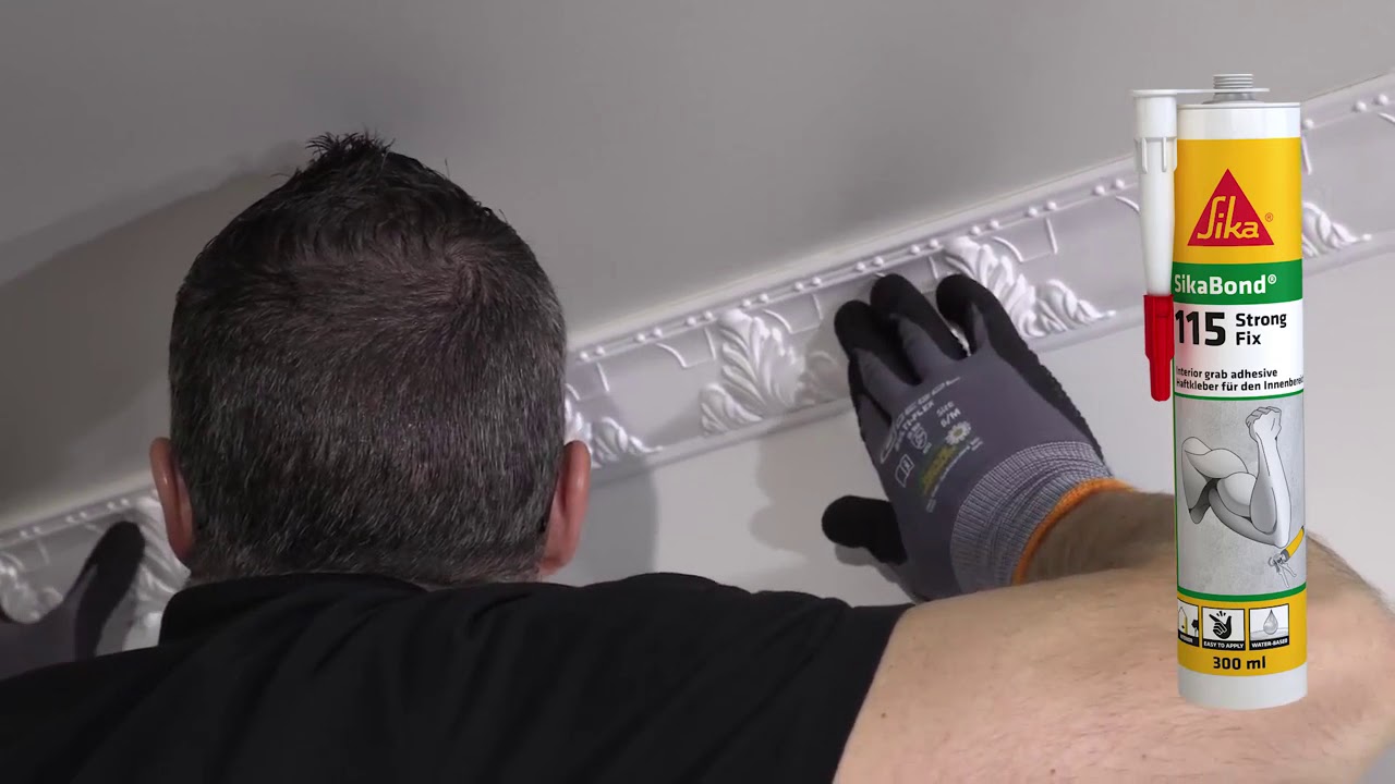 Colle Sika Bond 115 Deco Fix - Pour Plinthes, Moulures Et Polystyrène - Intérieur