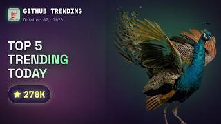 5 GitHub Repos Trending Right Now (October 2026)