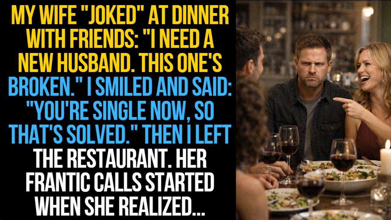 Моя жена пошутила за ужином с друзьями: «Мне нужен новый муж, этот сломан!»