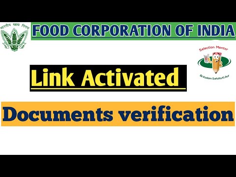 FCI DV Link activated check ur DV date