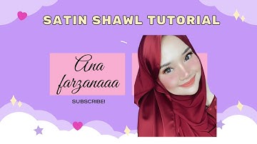 SATIN SHAWL TUTORIAL 2020 ✨😍