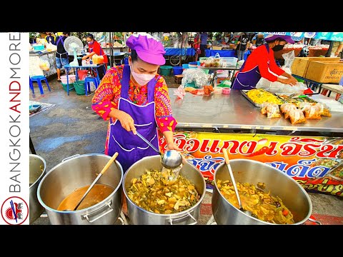 Thai STREET FOOD | Amazing Temple Market Sunday Morning