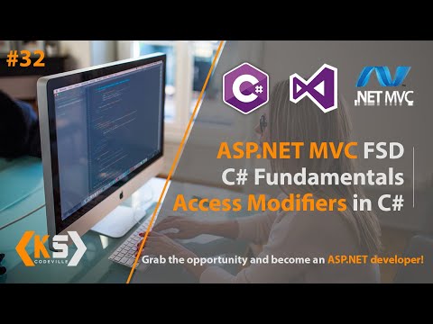 Access Modifiers in C# | C# Access Modifiers | Asp.Net Web Development Tutorial In Hindi | Part 32